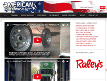 Tablet Screenshot of americantruckwash.com